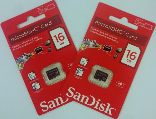 Sandisk lot 16gb 32gb - sandisk, 2x